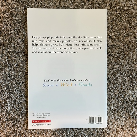 Scholastic Children’s Book Collection on Weather: Rain, Clouds, Wind, and Snow. - Picture 3 of 9